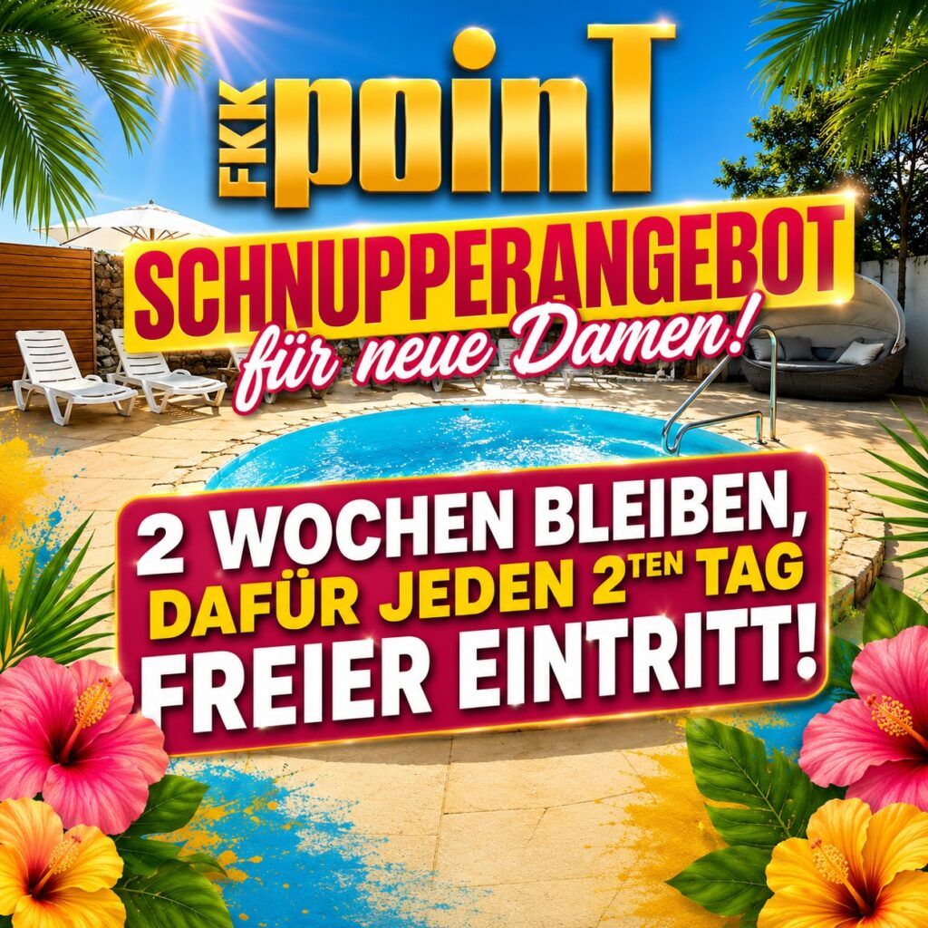 Schnupperangebot für neue Damen – 2 Wochen bleiben, jeden 2ten Tag freier Eintritt